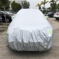 PEVA Anti-Dust Waterproof Sunproof SUV Car Cover with Warning Strips, Fits Cars up to 4.7m(183 inch)