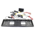 PZ600-L Europe Car License Plate Frame Rear View Camera Visual Rear View Parking System with 2 Rever
