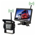 PZ607-W Wireless Vehicle Truck Backup Camera and Monitor Infrared Night Vision Rear View Camera with