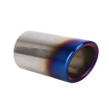 Car Styling Stainless Steel Exhaust Tail Muffler Tip Pipe for VW Volkswagen 1.6T Swept Volume(Blue)