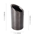 2 PCS Car Styling Stainless Steel Exhaust Tail Muffler Tip Pipe for VW Volkswagen 1.8T/2T Swept Volu