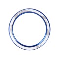 Car Engine Start Key Push Button Ring Trim Aluminum Alloy Sticker Decoration for Audi(Blue)