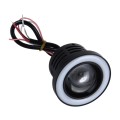 2 PCS 3.5 inch 10W 900 LM 6000K Car Fog Lights with Colorful Angle Eye Light, DC 12V(White Light)