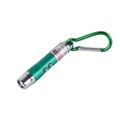 2 PCS Portable Colorful Metal Shell Mini LED Flashlight Torch Light Laser Light Keychain Outdoor for