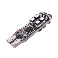 2 PCS W5W 194 T10 Multi Colors 10 SMD 3535 LED Car Clearance Light Marker Light with Remote Control,