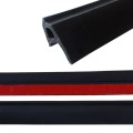 P-shaped Car Noise Reduction Sealing Strip with Sticker, Length: 100m