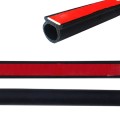 Big D-shaped Car Noise Reduction Sealing Strip with Sticker, Length: 100m