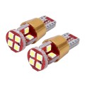 2 PCS T10 3W 300 LM 6000K Constant Current Car Clearance Light with 12 SMD-3030 Lamps, DC 9-18V(Whit