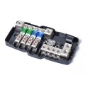 Car Audio Stereo Distribution Block Ground Mini ANL Fuse Block 4 Way Fuse Block 30A 60A 80Amp with L
