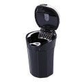 2 in 1 Universal Car Detachable Electronic Cigarette Lighter + Trash Rubbish Bin Ashtray(Silver)