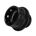 Car Modified Stainless Steel Oil Cap Engine Tank Cover for Mitsubishi, Size: 5.0 x 4.6cm(Black)