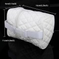 Car Auto Leather Sun Visor Backseat Hanger Tissue Box Paper Napkin Bag (Not Include Napkin)(White)