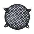 8 inch Car Auto Metal Mesh Black Square Hole Subwoofer Loudspeaker Protective Cover Mask Kit with Fi