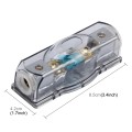 Car Auto Fuse Holder Blade Fuse Holder Bolt-on Fuse Holder with 60A Fuse for Car Audio