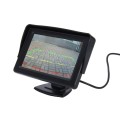 Universal 4.3 inch Car High Definition Monitor with Adjustable Angle Holder, Support Reverse Automat