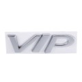VIP Shape Shining Metal Car Free Sticker(Silver)