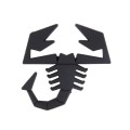 Scorpion Shape Shining Metal Car Free Sticker(Black)
