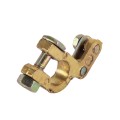 2 PCS Brass Positive and Negative Car Battery Connectors Terminals Clamps Clips, Inner Diameter: 1.2