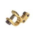 2 PCS Brass Positive and Nagative Car Battery Connectors Terminals Clamps Clips, Inner Diameter: 1.7