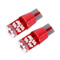 2 PCS T10 5W 27 SMD-3014 LEDs Car Clearance Light Lamp, DC 12V(Green Light)