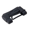 Universal Adjustable Car Seat Belt Buckle Plug Protective Cover Case(Black)