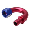 Pipe Joints 180 Degree Swivel Oil Fuel Fitting Adaptor Oil Cooler Hose Fitting Aluminum Alloy AN12 C