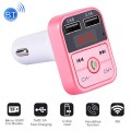 B2 Dual USB Charging Bluetooth FM Transmitter MP3 Music Player Car Kit, Support Hands-Free Call  & T