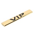 Auto VIP Sticker  VIP Label Car Stickers 3D Metal Fashion VIP Logo Car Stickers,Size:9.5*1.5cm(Gold)