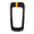 Car Carbon Fiber + German Flag Pattern Electronic Handbrake Decorative Sticker for Mercedes-Benz C-C