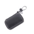 Universal Leather Flash Powder Texture Waist Hanging Zipper Wallets Key Holder Bag (No Include Key)(