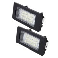 2 PCS 2W 120 LM Car License Plate Light with 24 SMD-3528 Lamps for Audi,Volkswagen, DC 12V