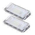 2 PCS License Plate Light with 18  SMD-3528 Lamps for BMW E46 4D 1998-20032W 120LM,6000K, DC12V