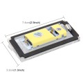 2 PCS License Plate Light with 18  SMD-3528 Lamps for BMW E46 4D 1998-2003?2W 120LM,6000K, DC12V (Wh