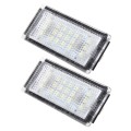 2 PCS License Plate Light with 18  SMD-3528 Lamps for BMW E46 2D M3,2004-2006,2W 120LM,6000K, DC12V
