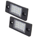 2 PCS License Plate Light with 18  SMD-3528 Lamps for Volkswagen Touareg 2003-2010  ,Prosche  Cayenn