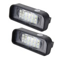 2 PCS License Plate Light with 18  SMD-3528 Lamps with Canbus for Mercedes-Benz W220,2W 120LM,6000K,
