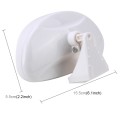 Car Front Blind Area Wide-angle Side Mirror (White)