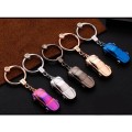 Metal Car Shape Decorative Keychain Holder(Random Color Delivery)