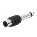 6.35mm to RCA Male to Female Plug Stereo Audio Adapter