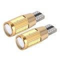 2 PCS T10 2W 180 LM 5500K Constant Current Car Clearance Light with 38 SMD-3014 Lamps, DC 12-16V(Whi