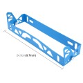 Car Auto Universal Aluminum Alloy Modified License Plate Frame Holder(Blue)
