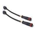 2 PCS Car Front Rear Brake Pad Sensor Cable 1715400617 for Mercedes-Benz R230 2001-2012 / W221 2005-