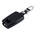Car Auto PU Leather Fold Two Buttons Luminous Effect Key Ring Protection Cover for 2014 Version RAV4