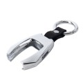 Car Auto Universal Metal Key Ring Protection Cover for Benz(Silver)
