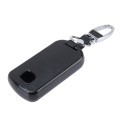 Car Auto PU Leather Intelligence Luminous Effect Key Ring Protection Cover for CRV Crosstour(Black)