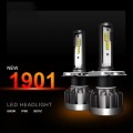 2 PCS 1901 H4 / HB2 / 9003 DC9-36V 14W 6000K 1400LM IP68 Car LED Headlight Lamps(White Light)