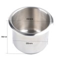 Stainless Steel Drop-in Cup Holder Table Drink Holder for RV Car Truck Camper, Size: 6.8 x 5.6cm