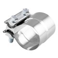2.5 inch Car Turbo Exhaust Downpipe Stainless Steel Lap Joint Band Clamp