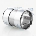 2.0 inch Car Turbo Exhaust Downpipe Low carbon Stainless Steel Lap Joint Band Clamp