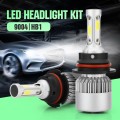 2 PCS S2 9004 / HB1 18W 6000K 1800LM IP65 2 COB LED Car Headlight Lamps, DC 9-30V(Cool White)